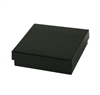 #33 Black Onyx Solid Top Jewelry Box- 3 1/2" x 3 1/2" x 1"