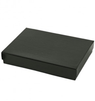 #53 Black Onyx Solid Top Jewelry Box- 5 1/4" x 3 3/4" x 7/8"