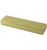 #82 Gold Solid Top Jewelry Box- 8" x 2" x 7/8"