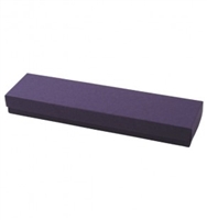 #82 Purple Solid Top Jewelry Box- 8" x 2" x 7/8"