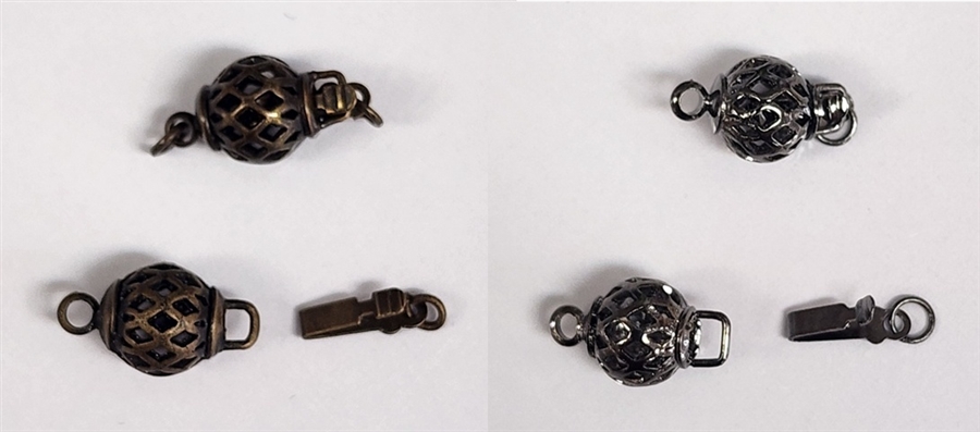 Round Filigree Ball Box Clasp