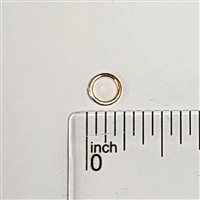 6mm, 21 gauge, Open Jump Ring - Rose Gold Plated