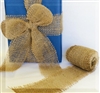 Burlap Ribbon - Frayed Edge - 2" wide