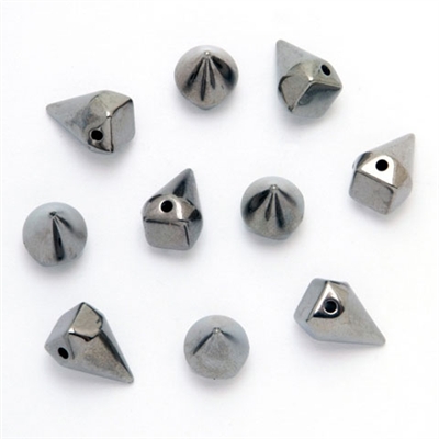 Acrylic Large Cone Spike Beads