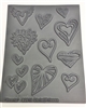 Christi Friesen Texture Stamp - Heartz #748