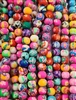 Clay Beads- 8mm Round Abstract