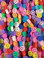 Clay Beads- Smiley Faces