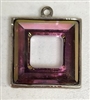 20mm Square Cosmic Ring Pendant Setting- 1 Loop
