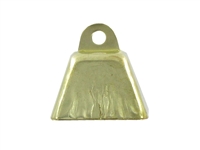 1 1/4" Gold Cow Bell