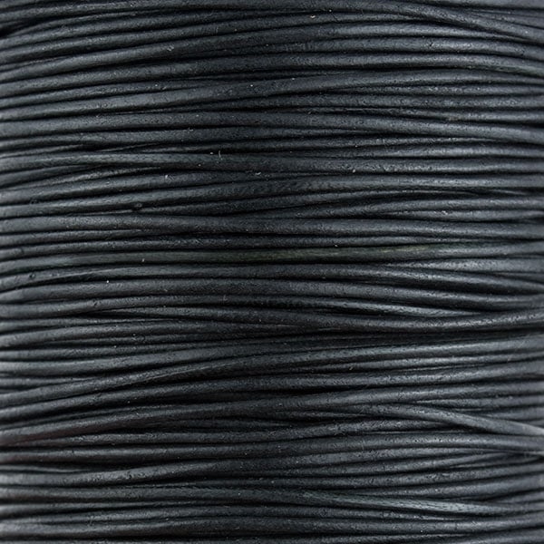 Round Leather Lace - 1.5mm - By the Yard