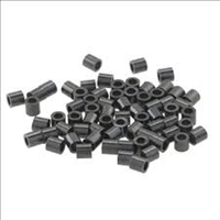 2mm Tube Crimp - Hematite