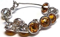 Crystaletts&#194;&#174; with Swarovski-3mm- Sunflower/Silver