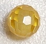 Cubic Zirconia 6mm Faceted Round Bead- Yellow