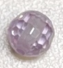 Cubic Zirconia 6mm Faceted Round Bead- Light Purple