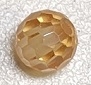 Cubic Zirconia 6mm Faceted Round Bead- Peach Champagne