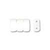 CzechMates 2-Hole Brick Bead - 3mm x 6mm  Alabastar