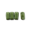 CzechMates 2-Hole Brick Bead - 3mm x 6mm - Pearlcoat Olive Green