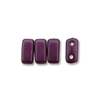 CzechMates 2-Hole Brick Bead - 3mm x 6mm - Pearlcoat Purple Velvet