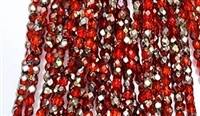 3mm Fire Polish Faceted Round- Hyacinth Marea