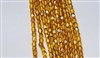 3mm Fire Polish Faceted Round- Mustard Celsian