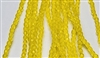 3mm Fire Polish Faceted Round- Semi-Matte Citrine