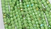 4mm Fire Polish Faceted Round- Opaque Mint Green AB