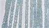 4mm Fire Polish Faceted Round- Opaque Transparent Light Blue Swirl