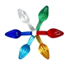 Ceramic Tree Flame Small Twist Lights - Multi Color- 1/2"