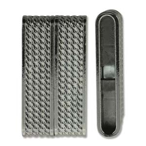 Brazilian Style Magnetic Clasp - 38mm x 20mm - Hematite