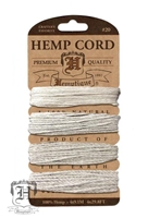 Hemptique Hemp Cord Set - 20# Test - Multi Weight Natural