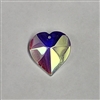 Darice Crystal Glass Pendant - Iridescent Heart