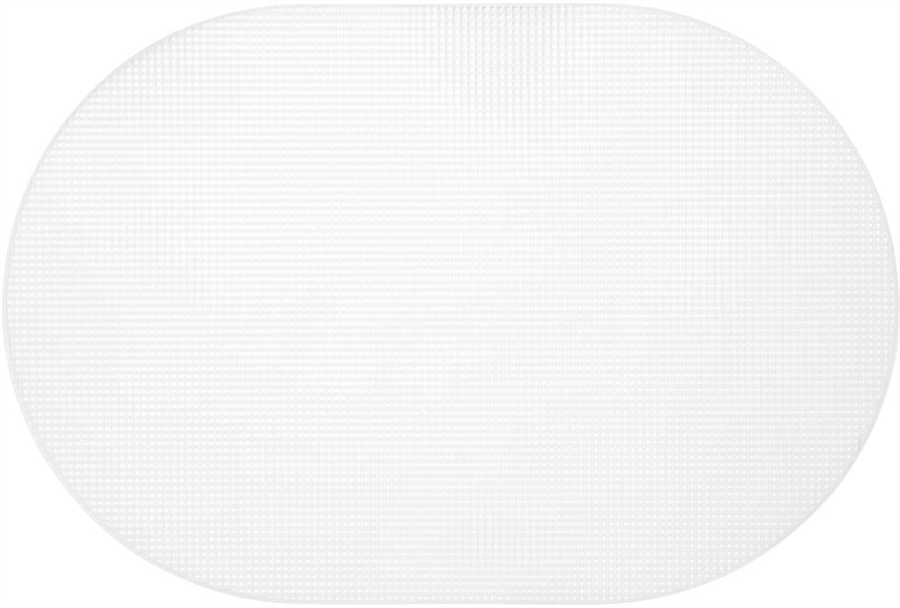 Plastic Canvas - #7 Mesh - 18" x 12" - Oval/Placemat