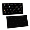 #68-Ex2 54 Clip Pendant & Body Jewelry Showcase Display Pad