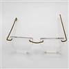 Doll Eyeglasses - Half Hex - 3 3/16"