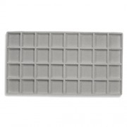 Flocked Plastic Tray Liner Insert- 32 Compartment