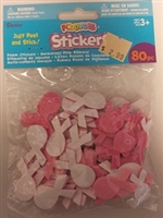Foamies Stickers- Pink Awareness Ribbons