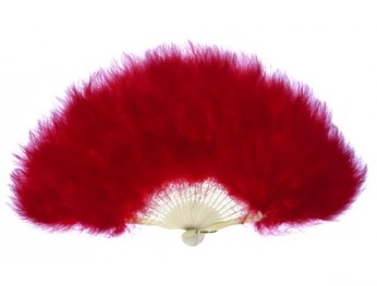 Marabou Feather Fans -11" x 20"