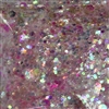 Glow in the Dark glitter - Light Pink