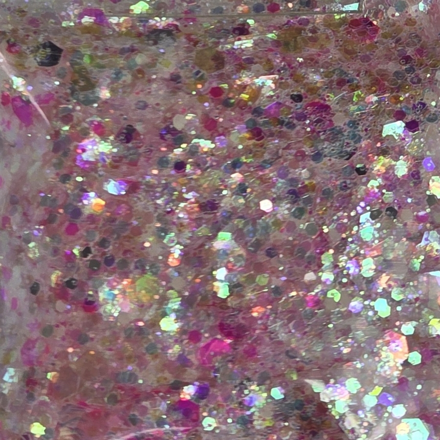 Glow in the Dark glitter - Light Pink