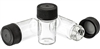 Clear Glass Display Vials, 1" x 9/16"