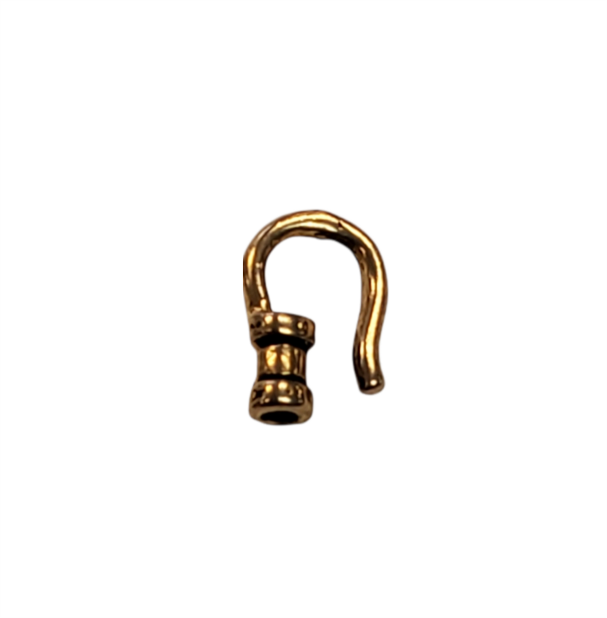 Gold Plated over Sterling Silver - 1mm Hook