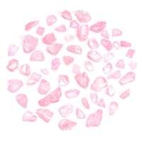 DariceÂ® Decorative Sea Glass Chips - Pearlized Pastel Pink - Assorted - 1 pound