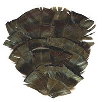 Natural Bronze Turkey Feather Flat Pad
