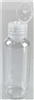 2oz Flip top Clear plastic PET Bottle