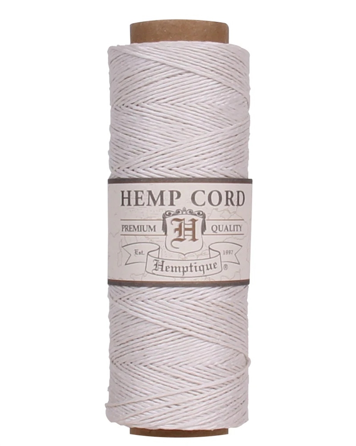 Hemptique Hemp Spool - #10 (.5mm) - White