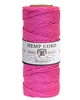 Hemptique Hemp Spool - #20 (1mm) - Bright Pink