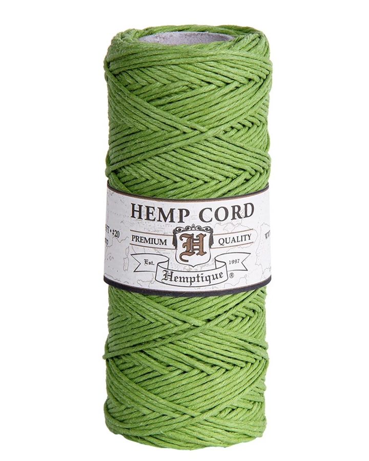 Hemptique Hemp Spool - #20 (1mm) - Lime Green