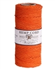 Hemptique Hemp Spool - #20 (1mm) - Orange