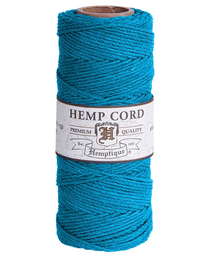 Hemptique Hemp Spool - #20 (1mm) - Turquoise
