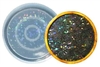 Holographic Silicone Rimmed Coaster Mold - Large Round Shape